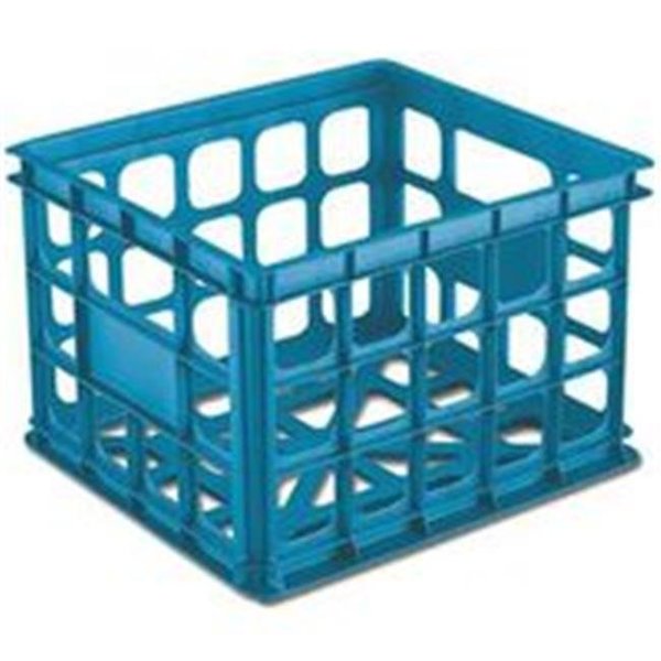 Sterilite Corporation Sterilite 252120 Blue Morpho Storage Crate 252120